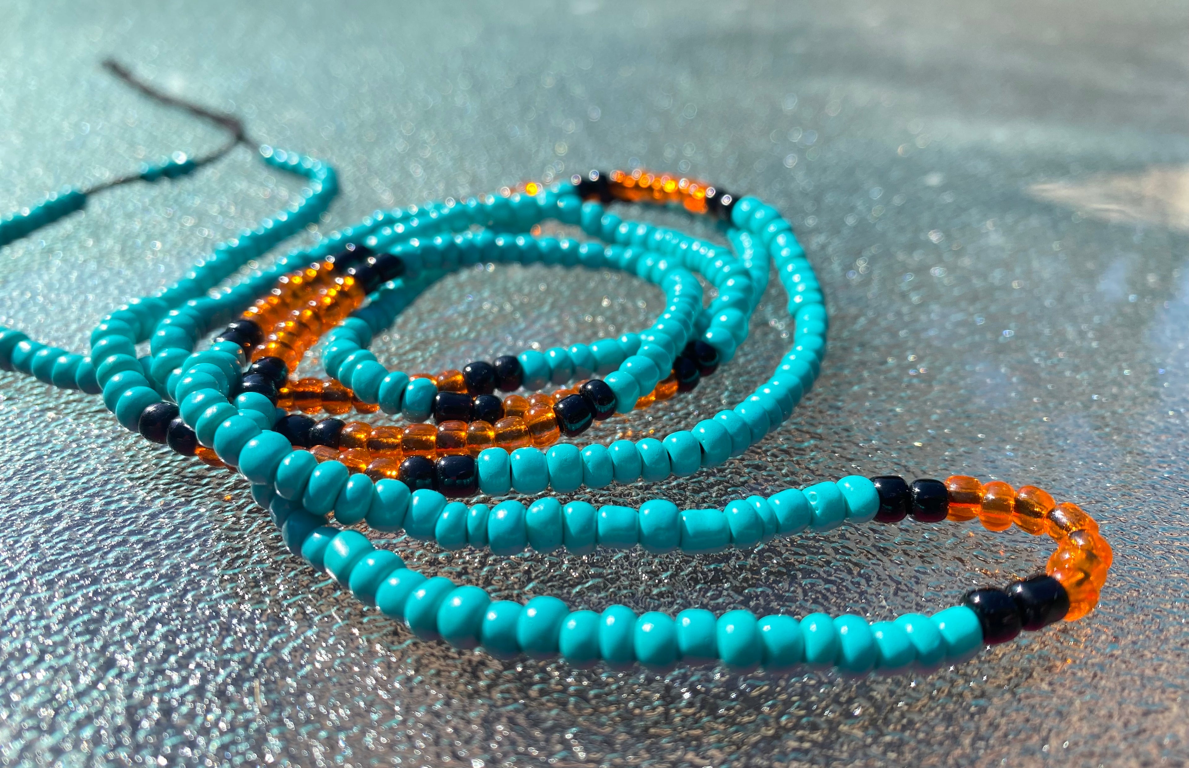 *NEW Sunset Storm Waistbead