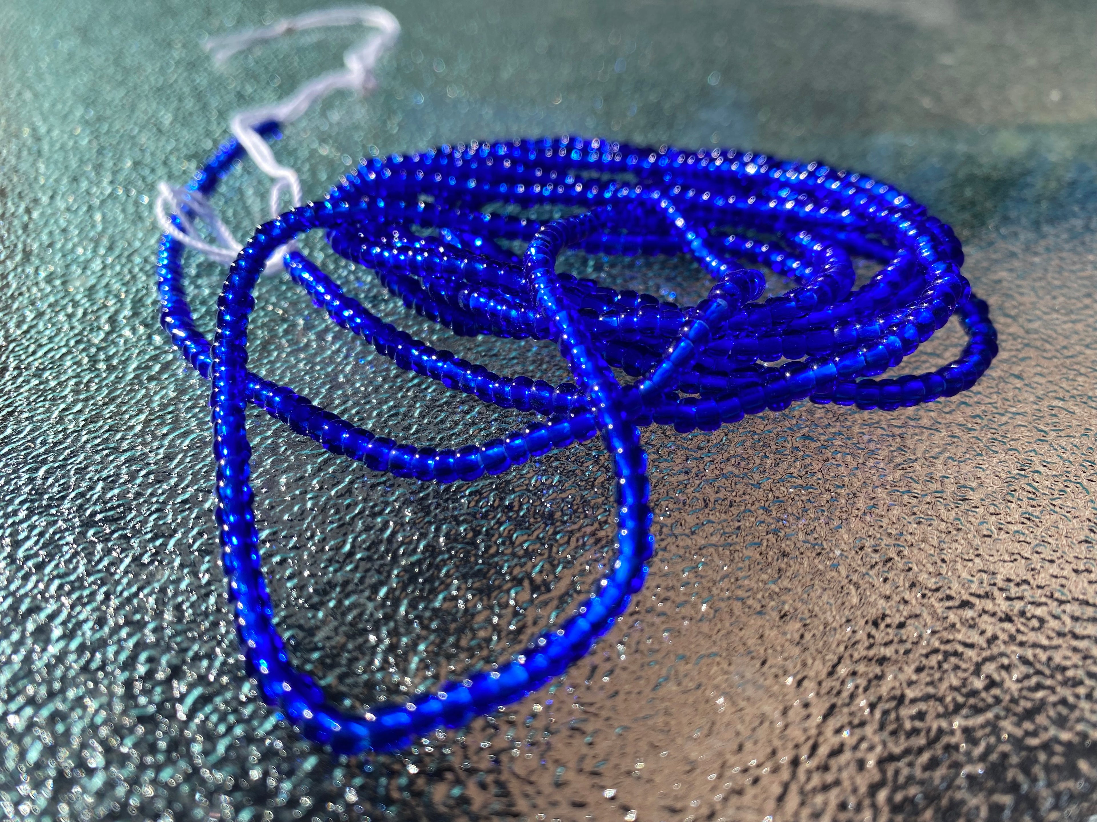 Sapphire Glow Waistbeads
