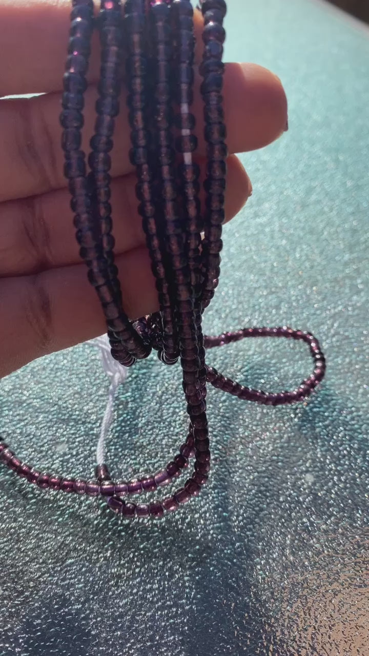 Amethyst Aura Waistbeads